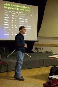 Dr. Ian Shelton discussing Supernova 1987A at our January monthly meeting
